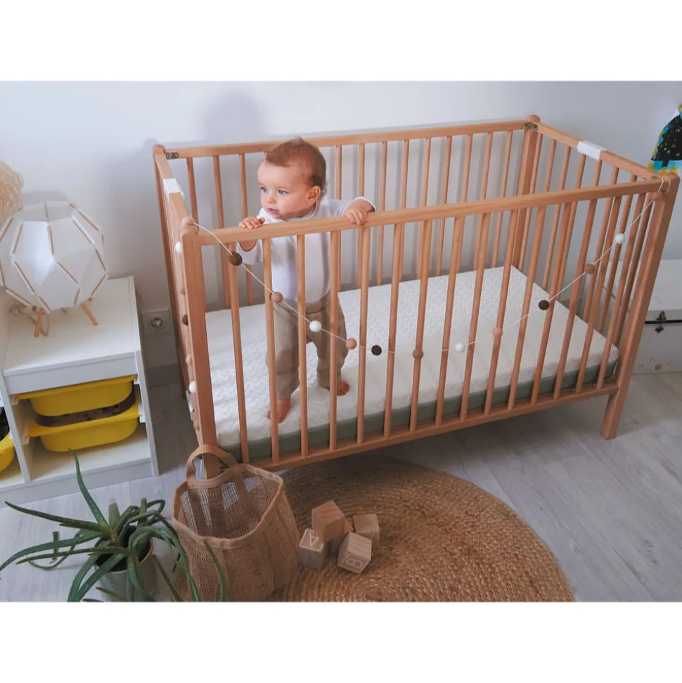 Matelas aloé vera déhoussable 60 x 120 cm