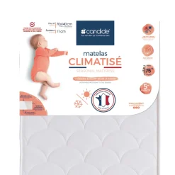 Matelas bébé climatisé 70 x 140 cm