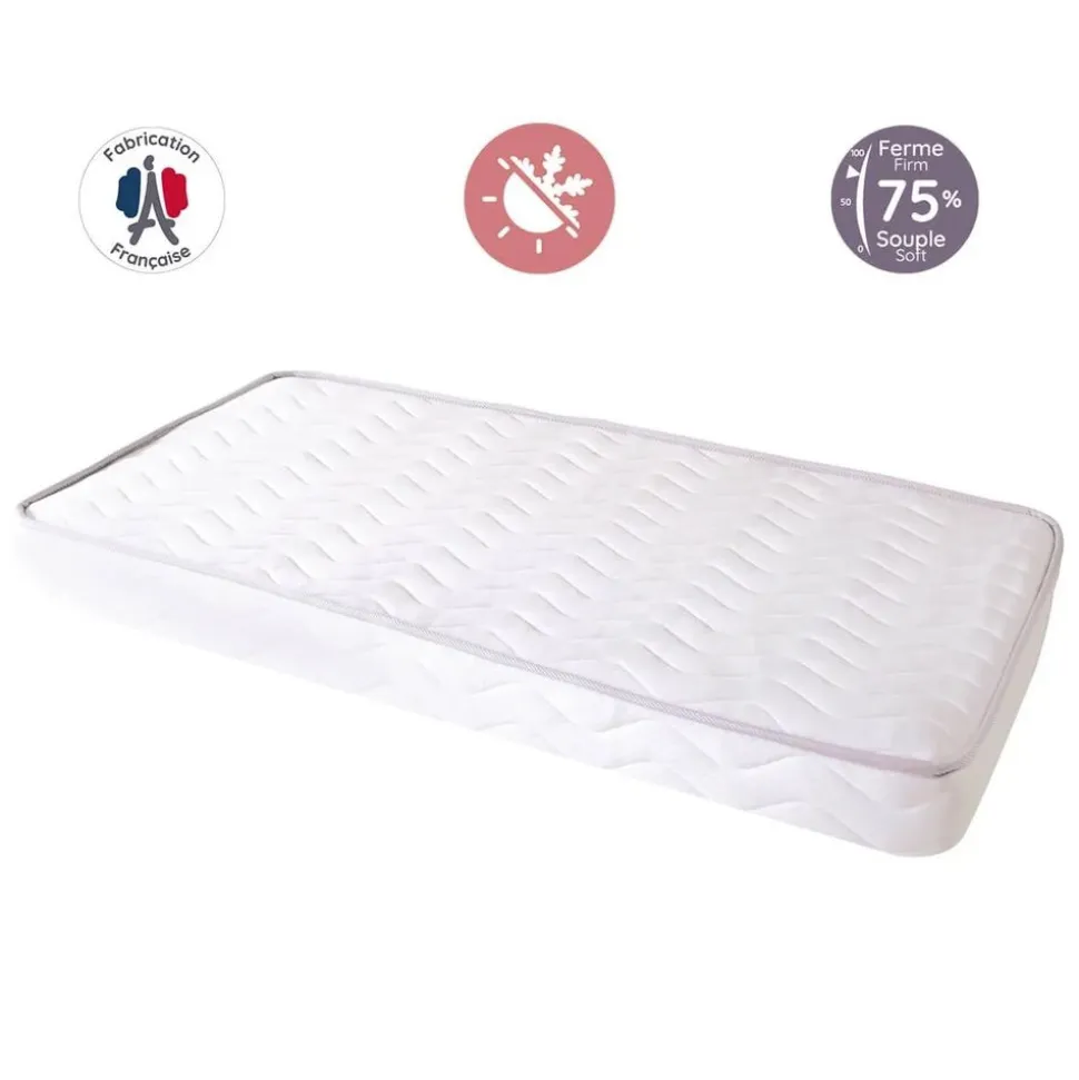 Matelas bébé climatisé 70x140 cm