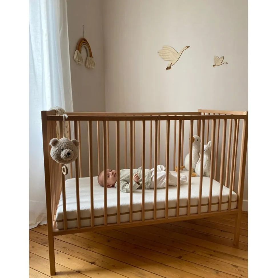 Matelas bébé coton déhoussable 70 x 140 cm