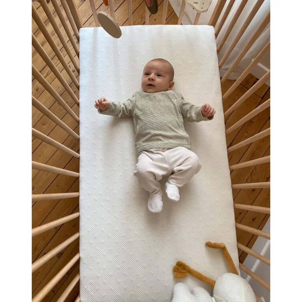 Matelas bébé coton déhoussable 70 x 140 cm