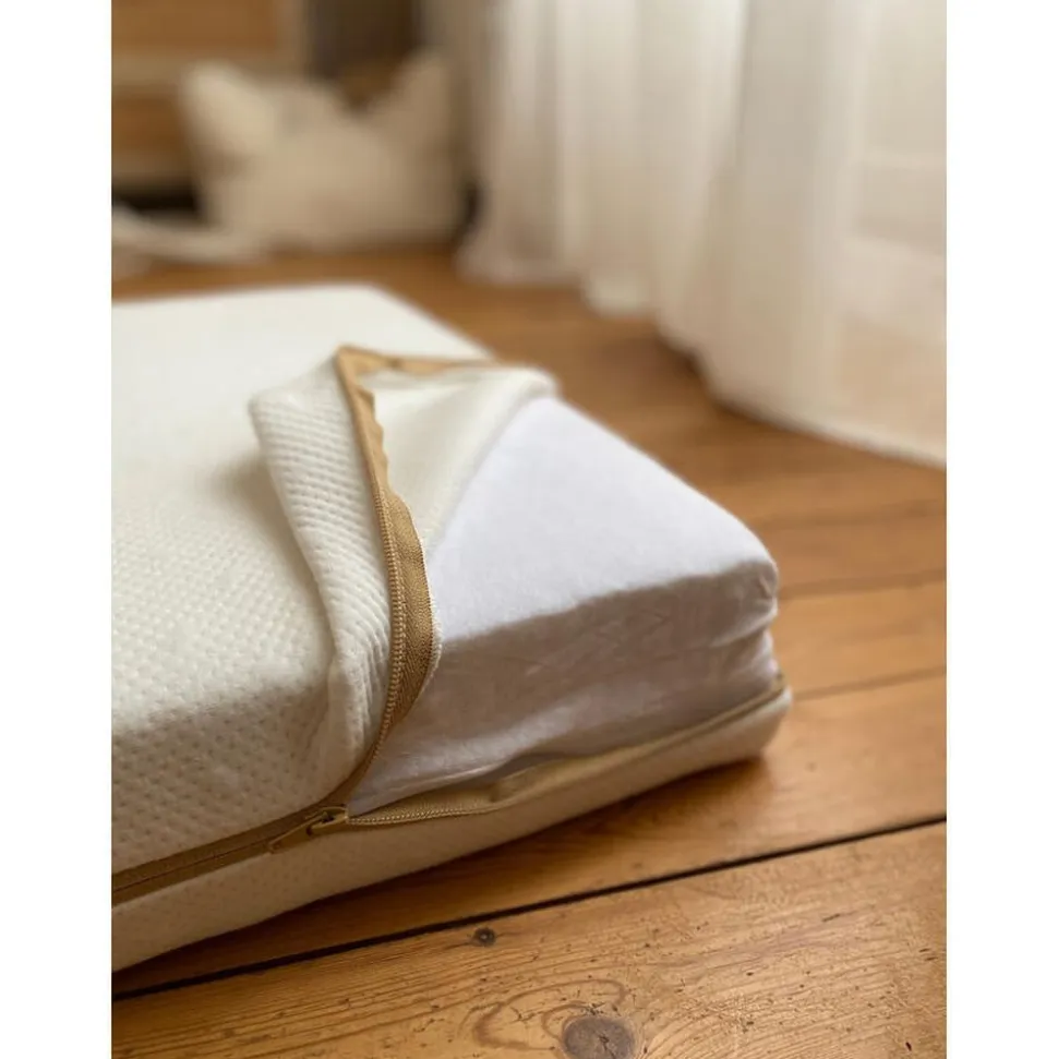 Matelas bébé coton déhoussable 60 x 120 cm