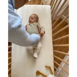 Matelas bébé coton déhoussable 60 x 120 cm