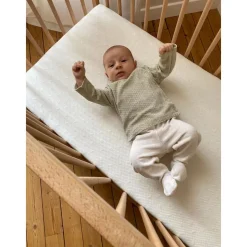Matelas bébé coton déhoussable 60 x 120 cm
