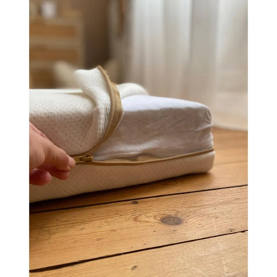 Matelas bébé coton déhoussable 60 x 120 cm
