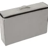 Matelas bébé supplémentaire pour lit pliant microfibre gris