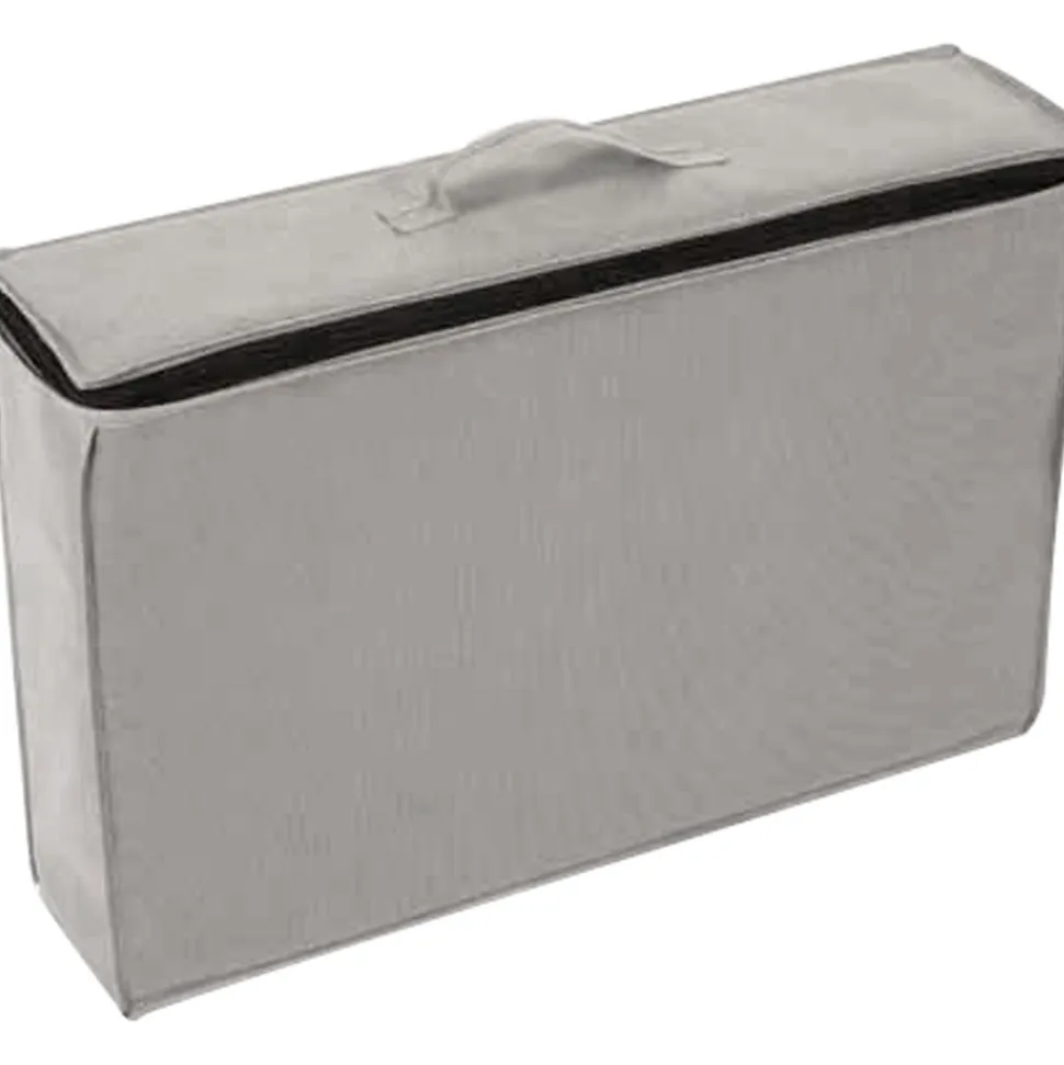 Matelas bébé supplémentaire pour lit pliant microfibre gris