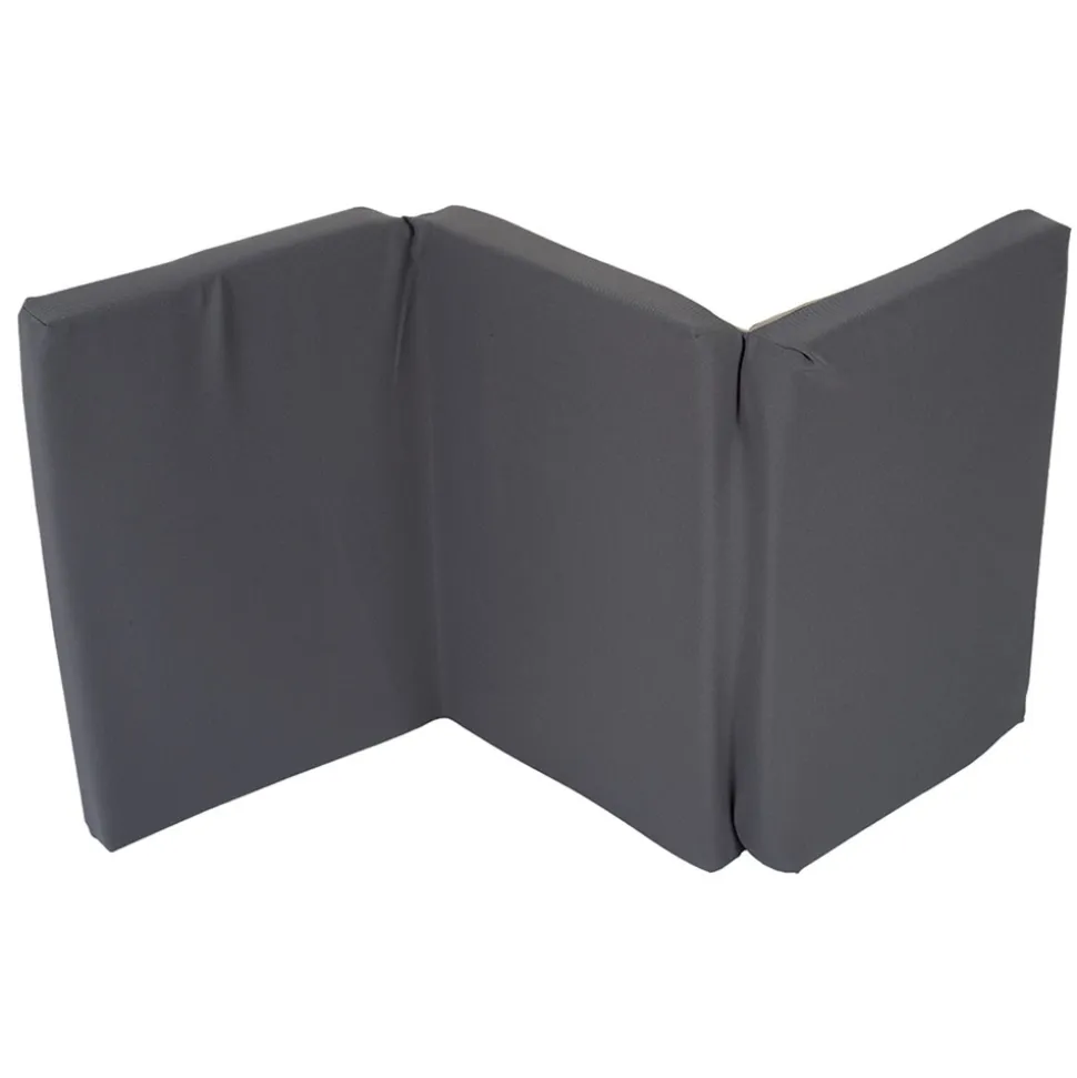 Matelas bébé supplémentaire pour lit pliant microfibre gris