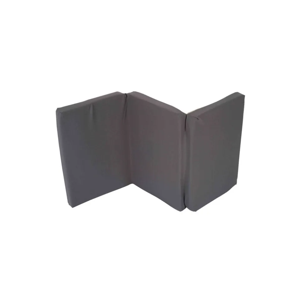 Matelas bébé supplémentaire pour lit pliant microfibre gris