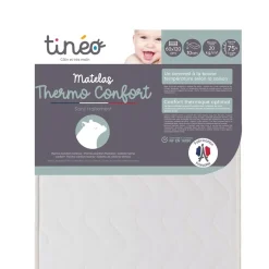 Matelas bébé thermo confort 60x120 cm