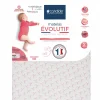 Matelas bébé évolutif déhoussable 60 x 120 cm