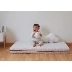 Matelas bébé évolutif déhoussable 60 x 120 cm