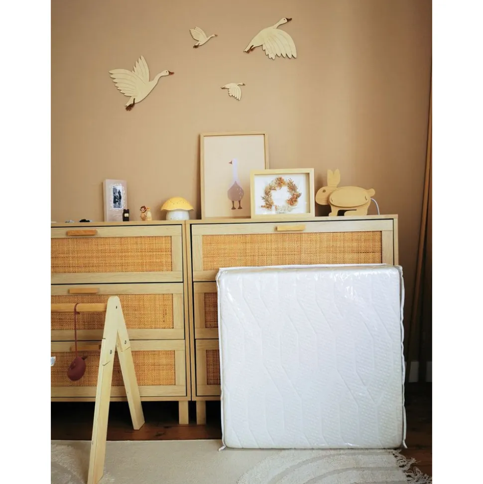 Matelas bébé zen pliant 60 x 120 cm déhoussable