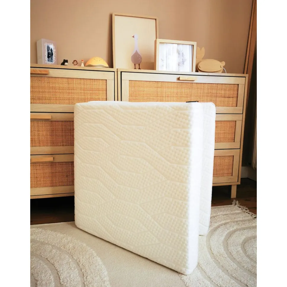 Matelas bébé zen pliant 60 x 120 cm déhoussable