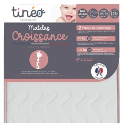 Matelas croissance 60 x 120 cm