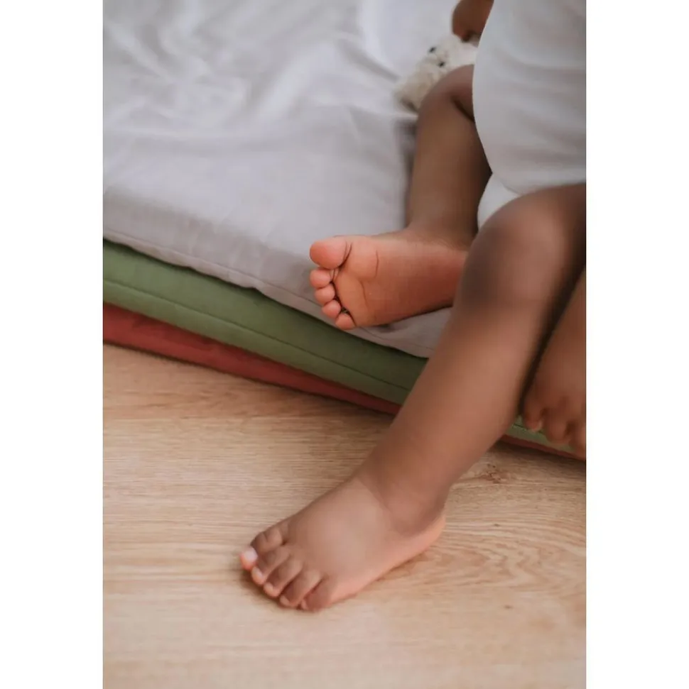 Matelas de voyage 60 x 120 cm roll & go terracotta