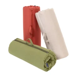 Matelas de voyage 60 x 120 cm roll & go terracotta