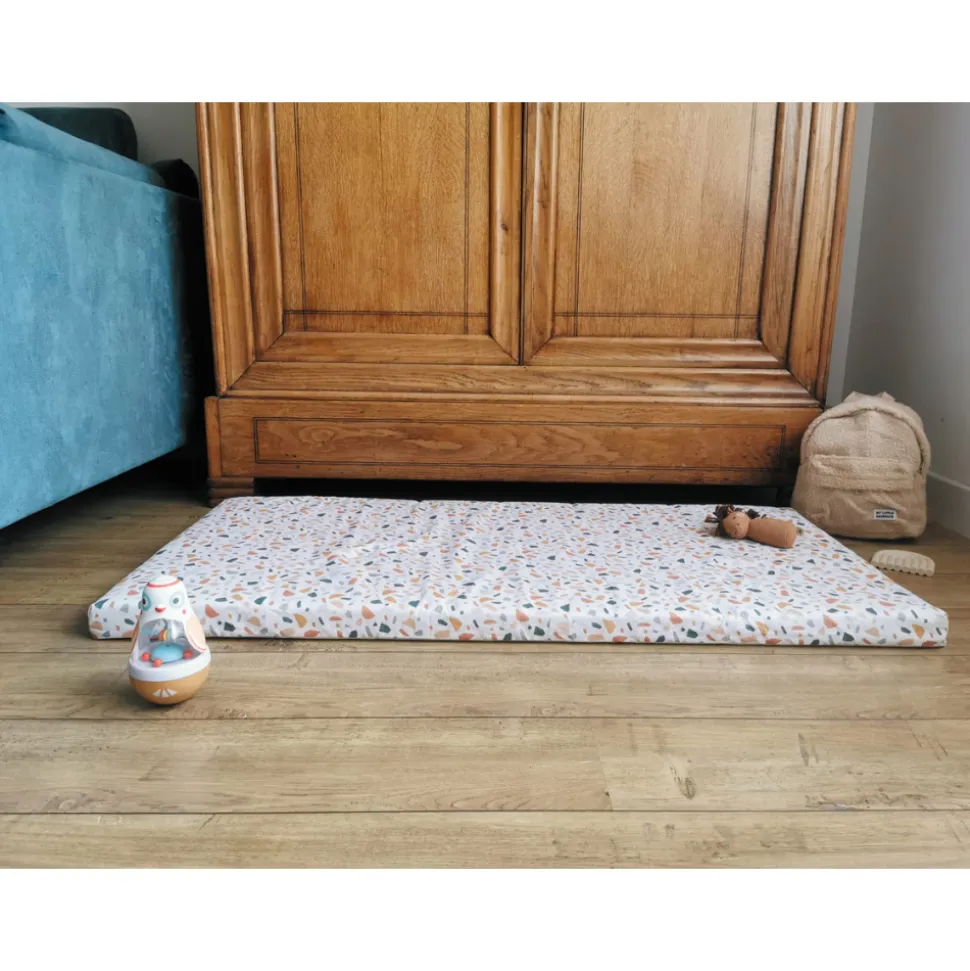 Matelas de voyage 60 x 120 cm terrazzo
