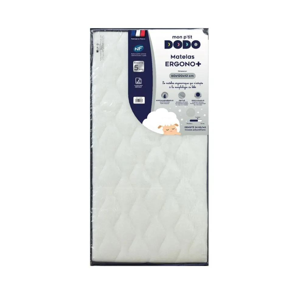 Matelas ergono 60 x120 cm