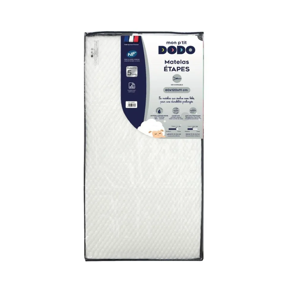Matelas etapes evolutif 70x140 cm