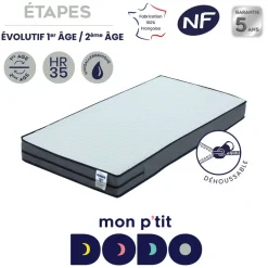 Matelas etapes evolutif 60x120 cm