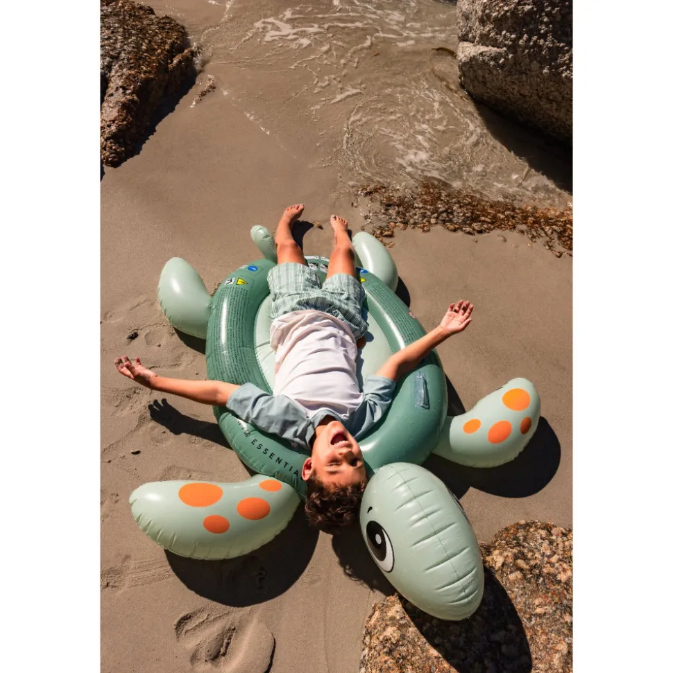 Matelas gonflable tortue 140 cm
