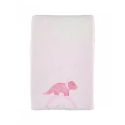 Matelas à langer avec housse dinosaure popsie rose