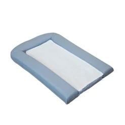 Matelas à langer avec éponges amovibles bleuet