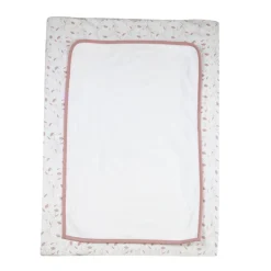 Matelas à langer bébé rose et lili