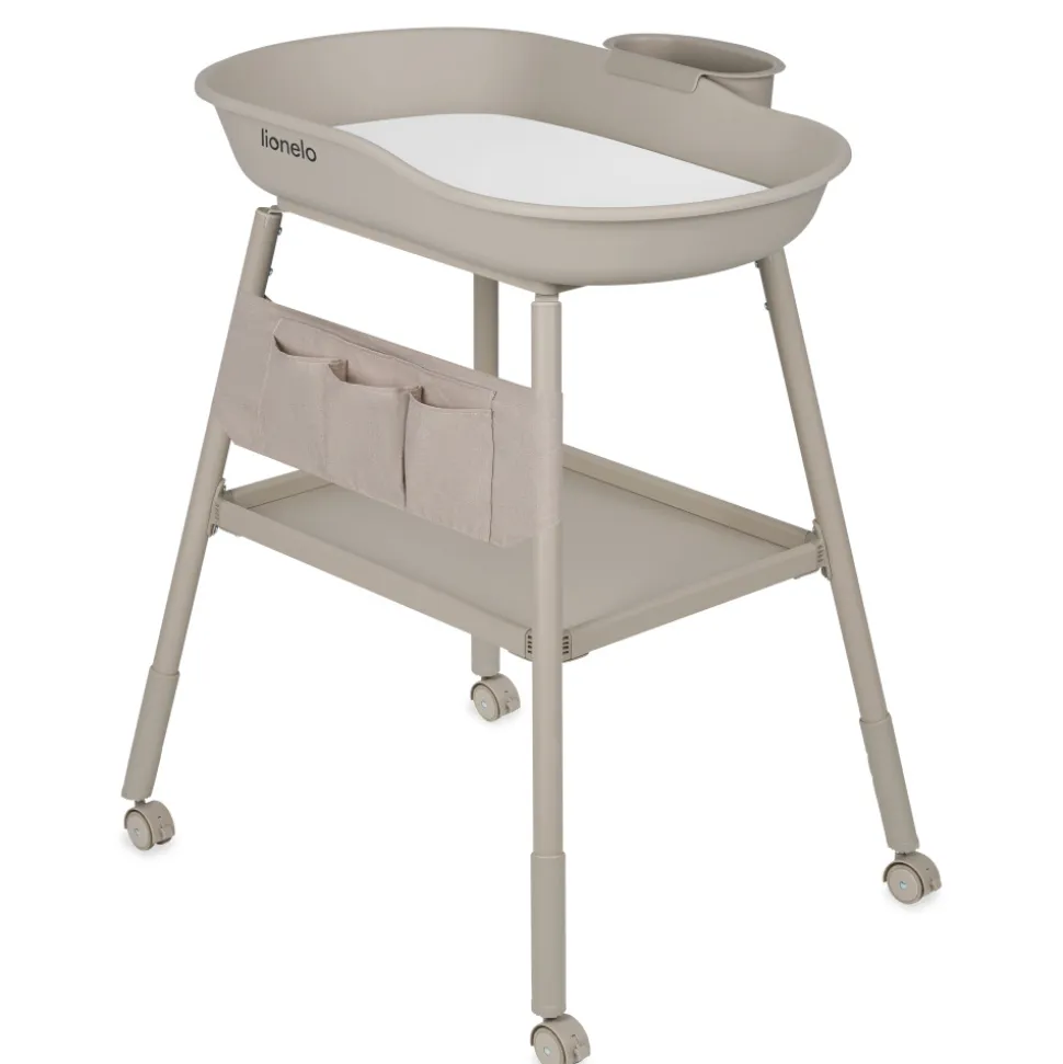 Matelas à langer en caoutchouc pour enfants rosie beige sand