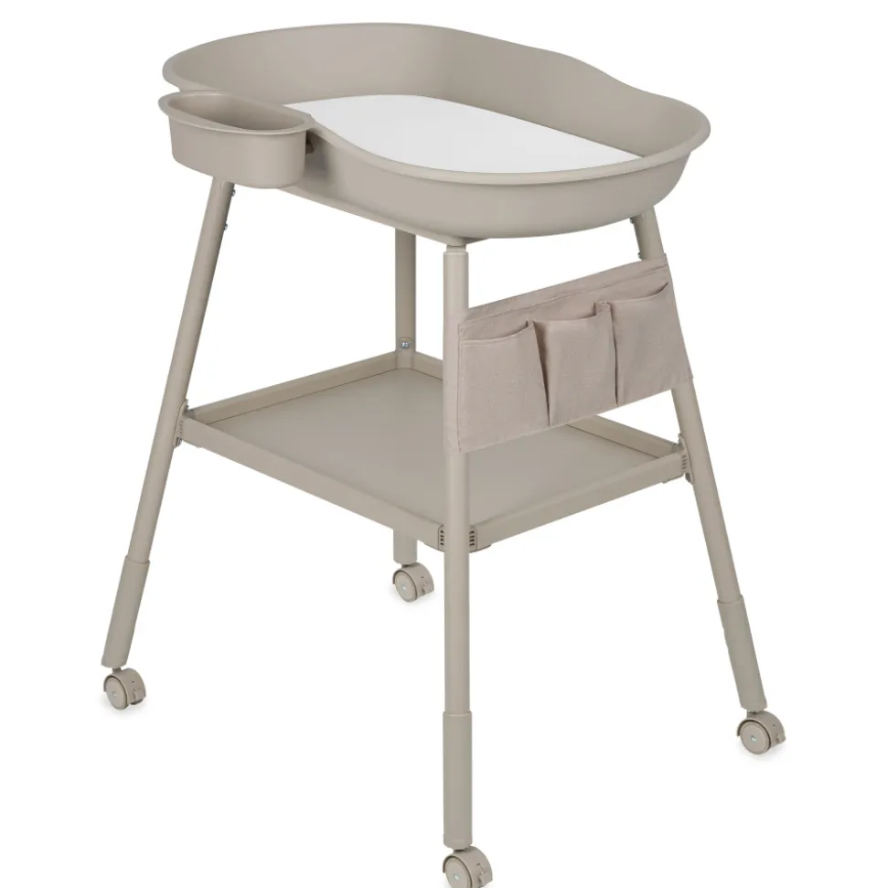 Matelas à langer en caoutchouc pour enfants rosie beige sand