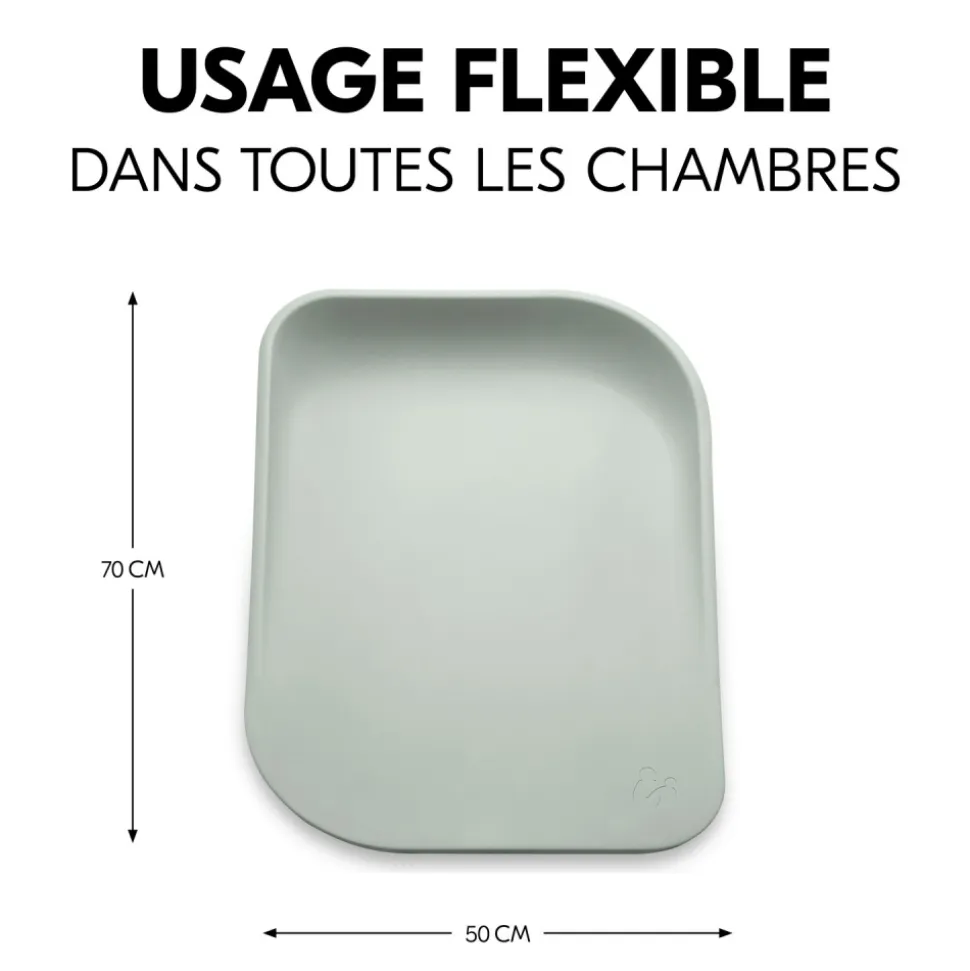 Matelas à langer en mousse soft change n clean sage