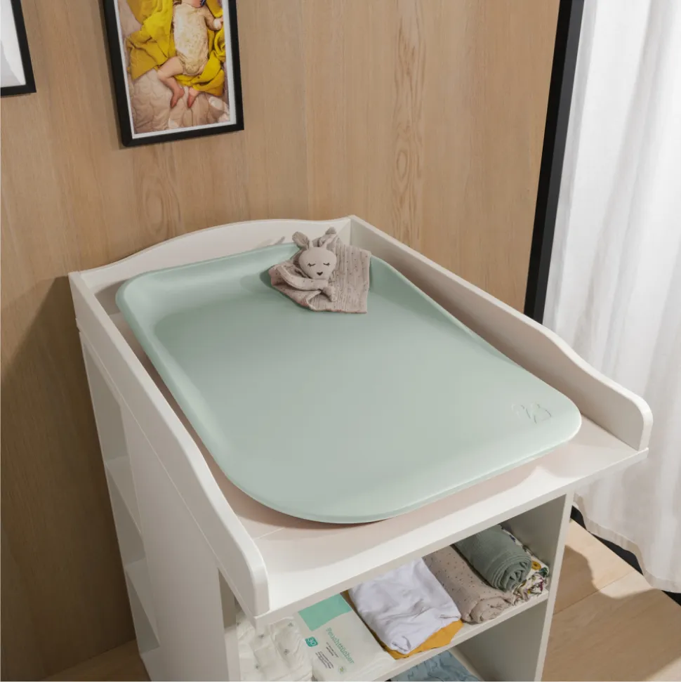 Matelas à langer en mousse soft change n clean sage