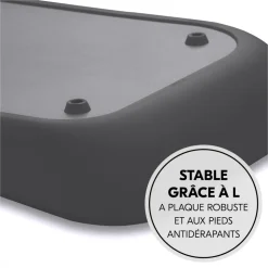 Matelas à langer en mousse soft change n clean anthracite