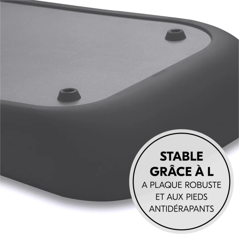Matelas à langer en mousse soft change n clean anthracite