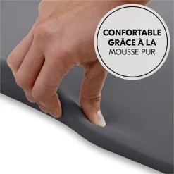 Matelas à langer en mousse soft change n clean anthracite