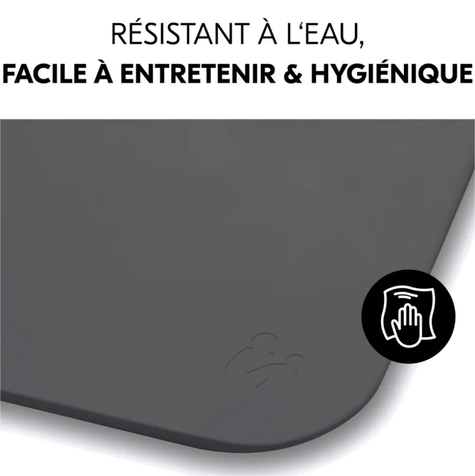 Matelas à langer en mousse soft change n clean anthracite