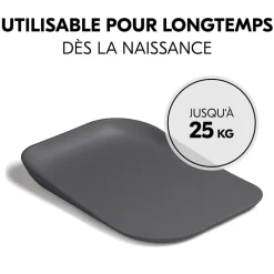 Matelas à langer en mousse soft change n clean anthracite