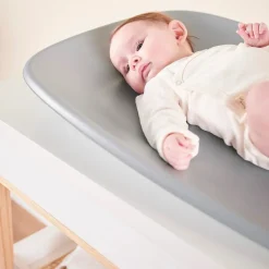 Matelas à langer en mousse softy gris