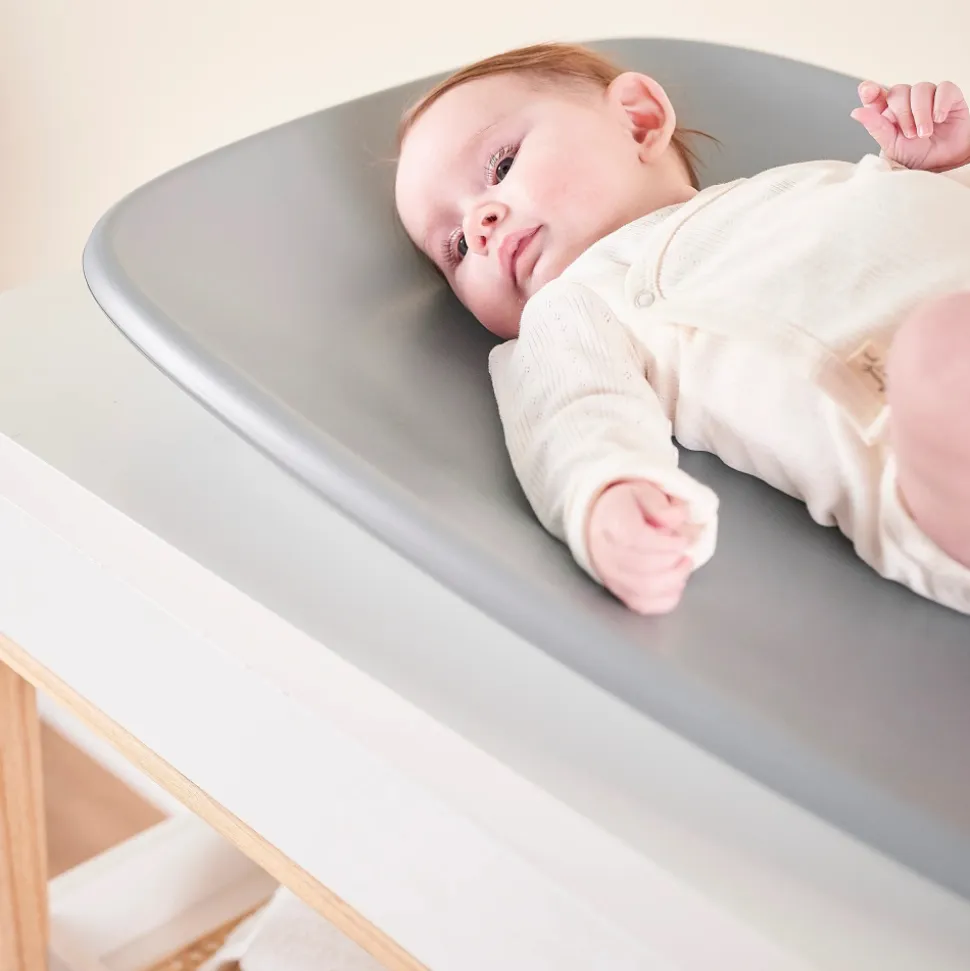Matelas à langer en mousse softy gris