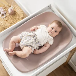 Matelas à langer en mousse softy rose