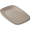 Matelas à langer en mousse softy taupe + coussin en éponge pour matelas à langer taupe