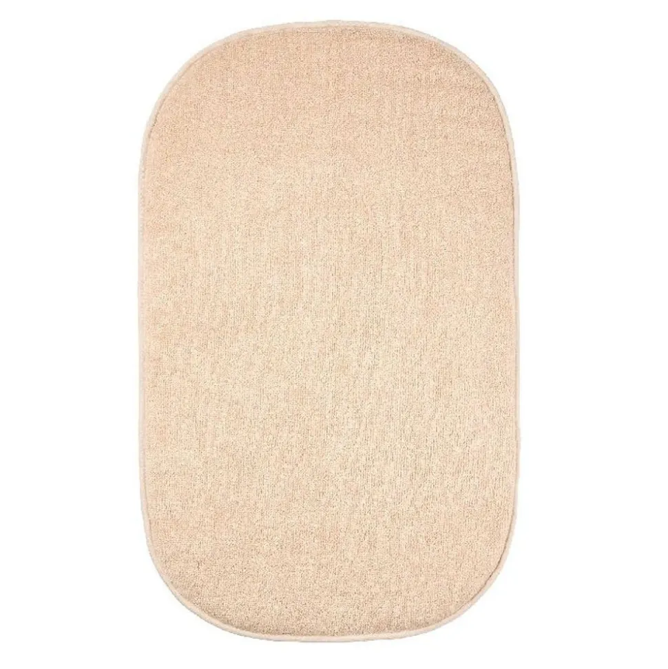 Matelas à langer en mousse softy beige + coussin en éponge pour matelas à langer beige