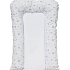 Matelas à langer flocons - arc en ciel - 50 x 70 cm