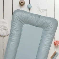 Matelas à langer flocons bleu / vert - 50x70cm