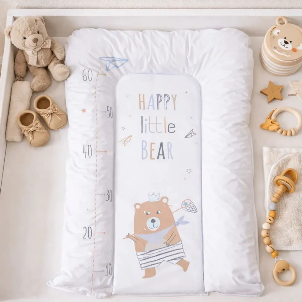Matelas à langer flocons - little bear - 50 x 70 cm
