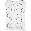 Matelas à langer flocons 50 x 70 cm étoiles gris clair
