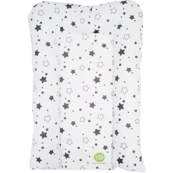 Matelas à langer flocons 50 x 70 cm étoiles gris clair
