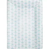 Matelas à langer luxe géométrique bleu / gris