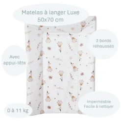 Matelas à langer luxe oies